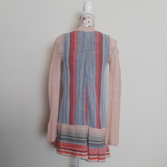 American Rag sz:xs Pastel Sleeve Knit Cardigan - Picture 4 of 8